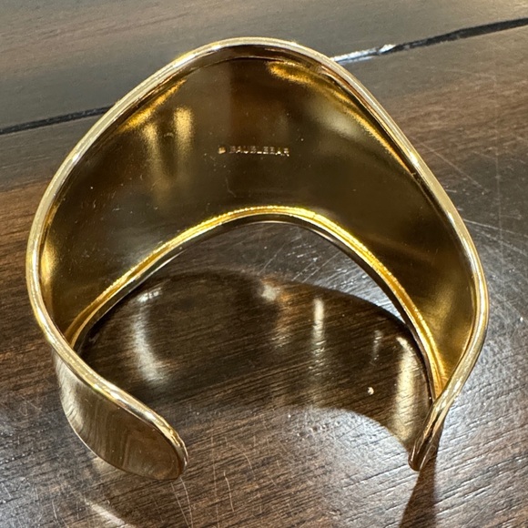 BaubleBar Elegant Gold Cuff Bracelet - Picture 2 of 3